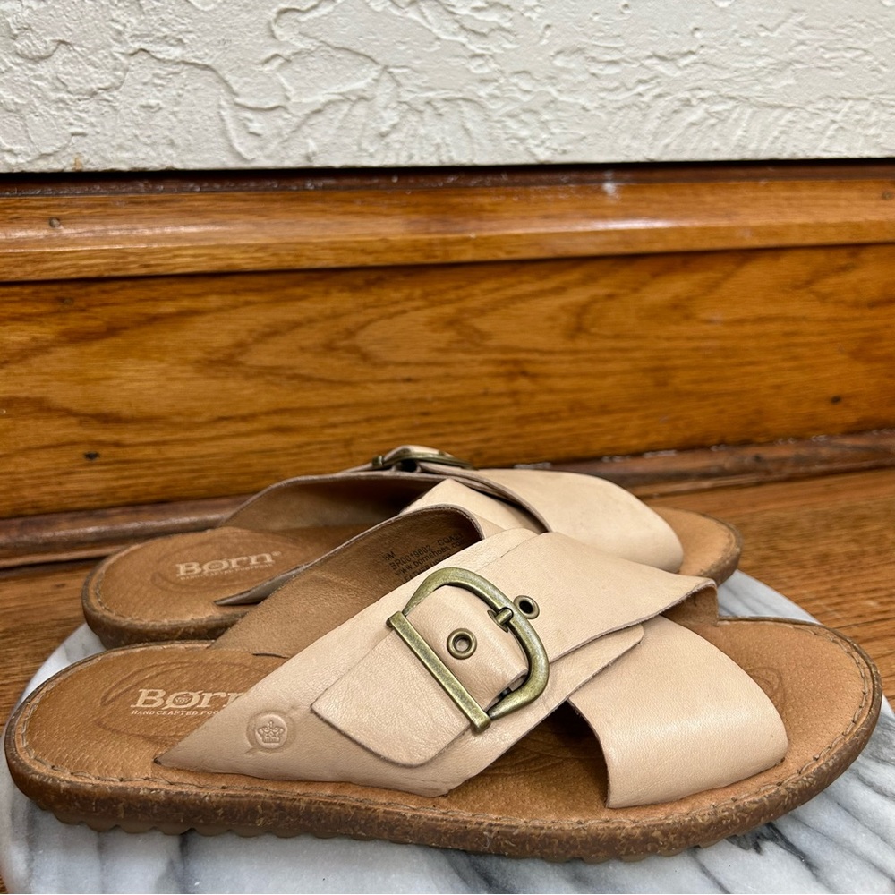 BORN | Leather Open Toe Sandals